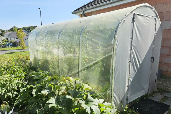 Serre Tunnel 2 En 1 Avec Filet - Protection Plantes Balcon, Terrasse, Petit Jardin - 300x45x45 Cm