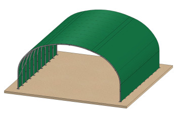 Multi-abri tunnel largeur 10 m