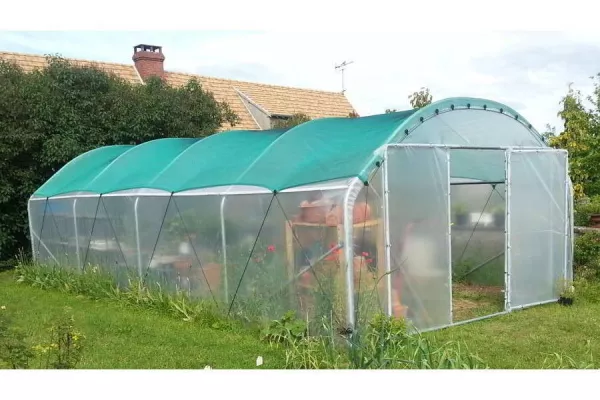 Filet D'ombrage 30% Blanc En Polyéthylène - Pour Serre, Jardin, Terrasse, Protection UV, œillets Pour Fixation Facile - 9