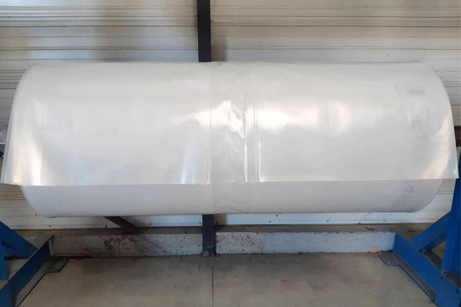 Bâche thermique en rouleau